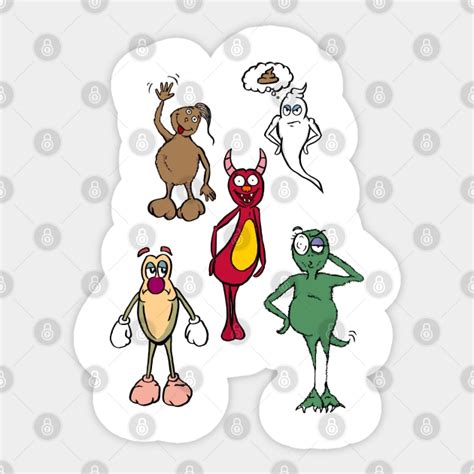 Funny Monsters Monsters Sticker Teepublic