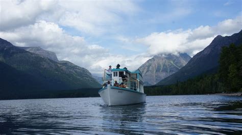 August 2015 Cultural Activity Lake Mcdonald And St Marys Lake Boat