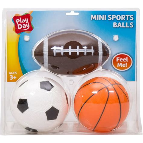 Play Day Mini Sports Balls 3 Piece