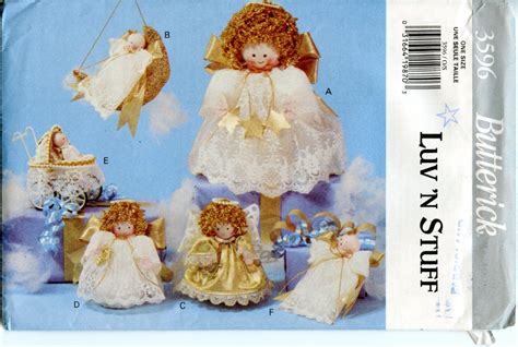 Angels Doll Sewing Pattern By Luv N Stuff Craft Sewing Etsy Canada
