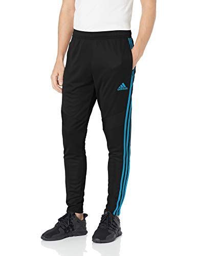 Adidas Mens Tiro19 Training Pants Blackshock Cyan Medium