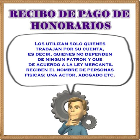 Modelo De Recibo De Pago De Honorarios Actualizado Diciembre