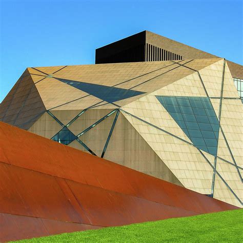 Architectural Angles Square Photograph By David Berg