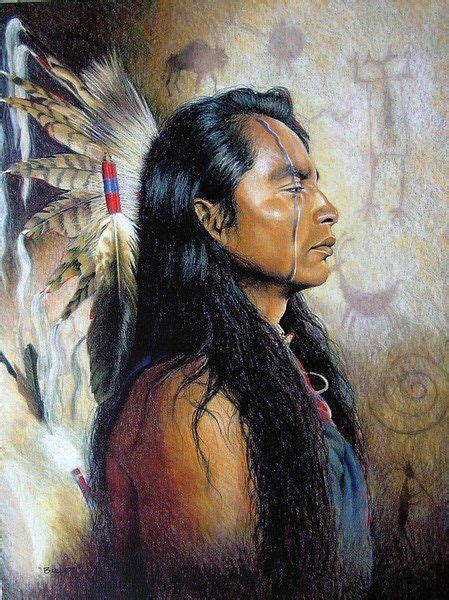 First Nations Warrior Native American Artwork Native