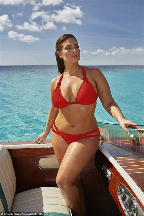 Ashley Graham Showcases Incredible Curves In Sizzling New Swimsuit Campaign Daily Mail Online