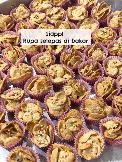 Bakar di dalam oven ok. Cara Buat Cornflakes Madu Rangup, Tak Melekit & Tak Muak ...