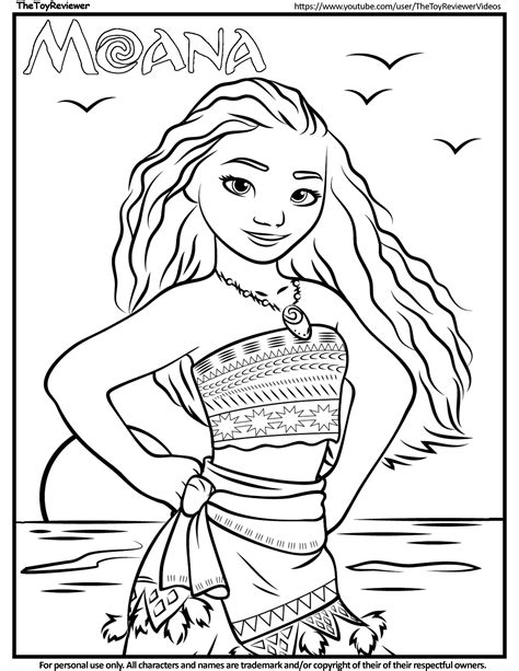 Princess Moana Coloring Pages Disney Moana Coloring Pages By Tobyvespa