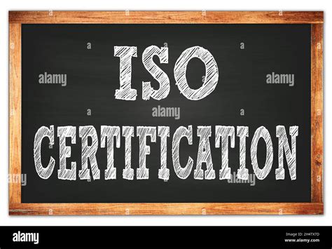 Iso Certification Hi Res Stock Photography And Images Alamy