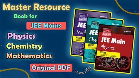 Arihant Master Resource Book For Jee Main Physics Chemistry