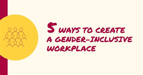 5 Ways To Create A Gender Inclusive Workplace Infographic Catalyst