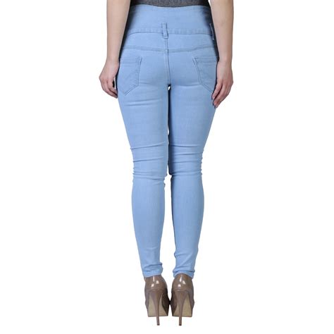 Buy Hootry Women S Slim Fit Light Blue Jeans Online ₹699 From Shopclues