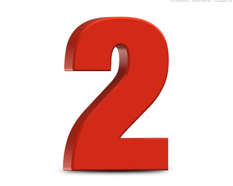 Number 2 Two Icon, Transparent Number 2 Two.PNG Images & Vector
