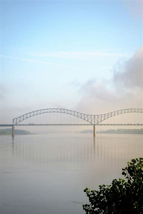 I 40 Bridge Over The Mississippi River Near Memphis Tennessee