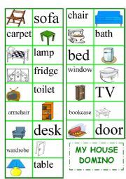 The best collection of modern house plans, projects of schools, churches and much more for you. MY HOUSE DOMINO - ESL worksheet by macanolo