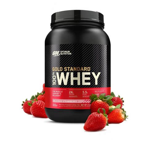 Optimum Nutrition Gold Standard 100 Whey Protein Powder Strawberry