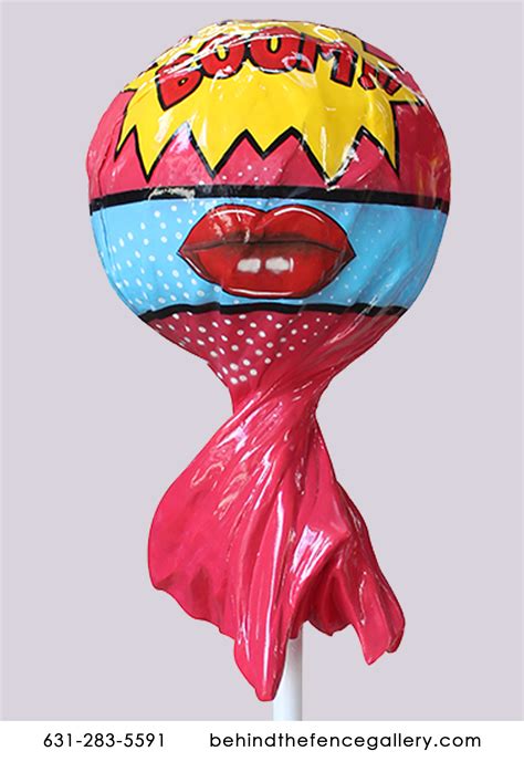 Pop Art Wrapped Lollipop Type 1 Pop Art Wrapped Lollipop Type 1 Statue