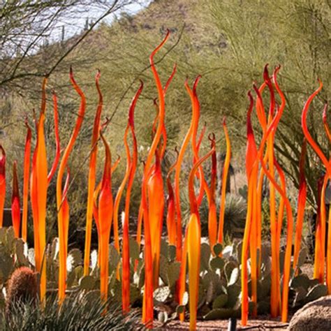 2020 Murano Glass Reeds Hand Blown Glass Tree Garden Sculptures Art Decoration Orange Glass