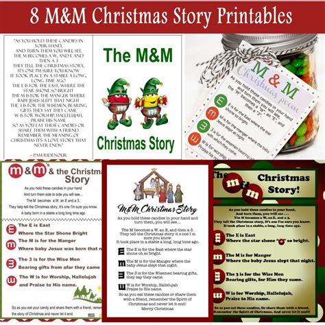 Just click on the links to go to the post where you will find a printable pdf. The M&M Christmas Story - Over 8 Free Printables | A christmas story, Christmas poems, Christmas ...