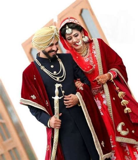 Punjabi Wedding Suit Punjabi Wedding Couple Wedding Kurta For Men Punjabi Couple Punjabi