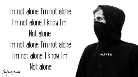 When alan was asked to describe alone in three words for people who haven't heard the song yet, his answer was melancholic, emotional and mysterious. Alone - Alan Walker (Lyrics) - YouTube