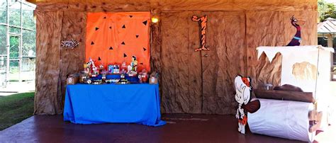 The Flintstones Birthday Party Ideas Photo 10 Of 22 Catch My Party