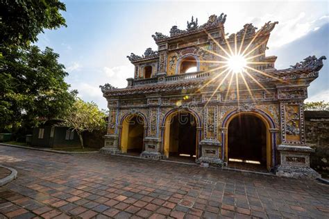 Imperial Palace Of Hue In Vietnam Stock Image Image Of Famous