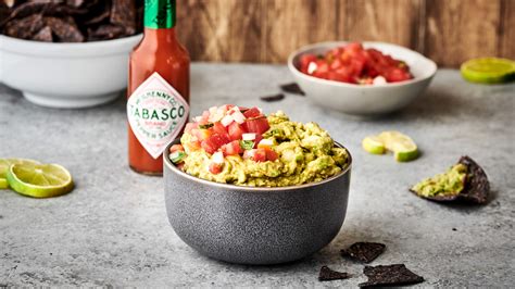 Easy Spicy Guacamole Dip Recipe Tabasco Brand