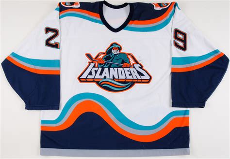 Lift your spirits with funny jokes, trending memes, entertaining gifs, inspiring stories, viral videos, and so much. 1995-96 Jamie McLennan New York Islanders Game Worn Jersey - Alternate Fisherman Crest ...
