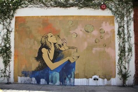Street Art With Bubbles In Los Angeles Kalifornien Usa