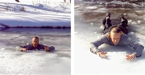 This Is What Happens When You Fall Through Ice And How To Save Yourself