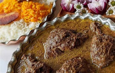 طرز تهیه فسنجون با گوشت تکه ای قرمز با 1روش مجلسی ️