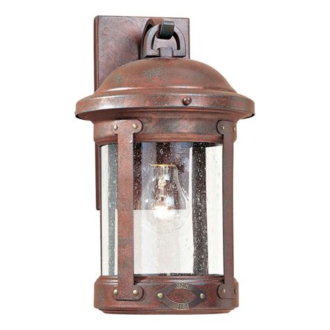 Sea Gull Lighting Hss Co Op 1375 In H Weathered Copper Outdoor Wall