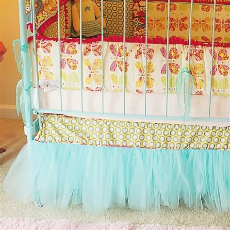 Tulle Crib Skirt How Fun Tulle Crib Skirts Crib Skirts Baby Decor