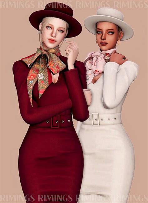 Fashion Collection From Rimings Sims 4 Cas Sims Cc Old Lady Clothes