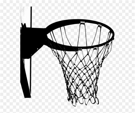 How to draw a basketball and hoop. Clipart Basketball Hoop Black And White Basketball - Goal ...