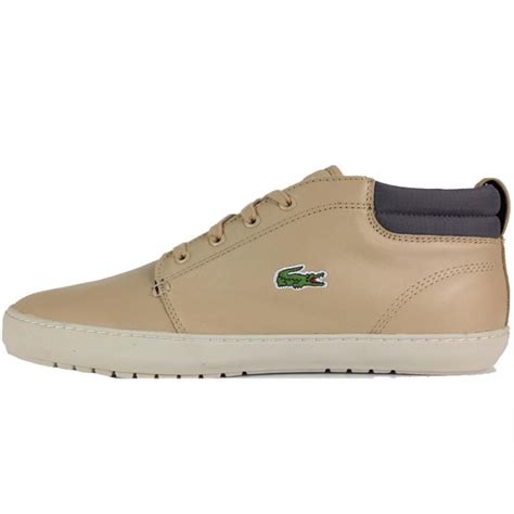 Lacoste Lacoste Ampthill Terra 416 Natural Leather Trainer Boots Lacoste From Club Jj Uk