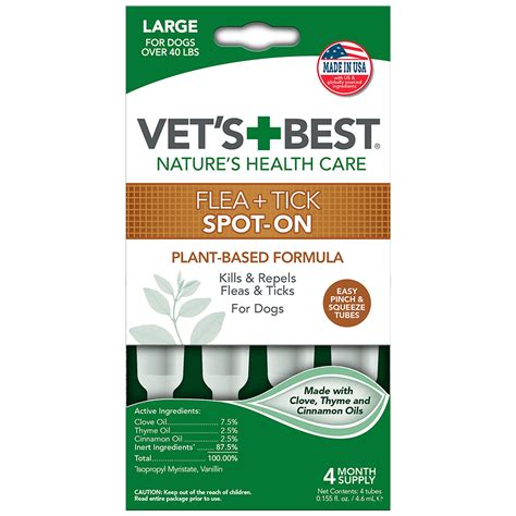 Contents the best flea treatment for cats 7. Vet's Best Topical Flea & Tick Treatment for Dogs over ...