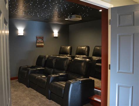 See more ideas about movie theater basement, movie room, at home movie theater. Basement Finishing, Renovation, Princeton , A&E ...