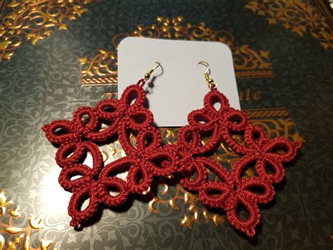 4' tutorial facile orecchini chiave di violino nota musicale chiacchierino ad ago needle tatting. orecchini a chiacchierino - Gioielli - Orecchini - di ...