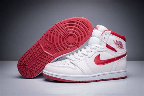 Nike mens air jordan 1 mid se basketball shoe. Nike Air Jordan I 1 Retro High Shoes Sneaker Basketball Men White Red - Sepsport