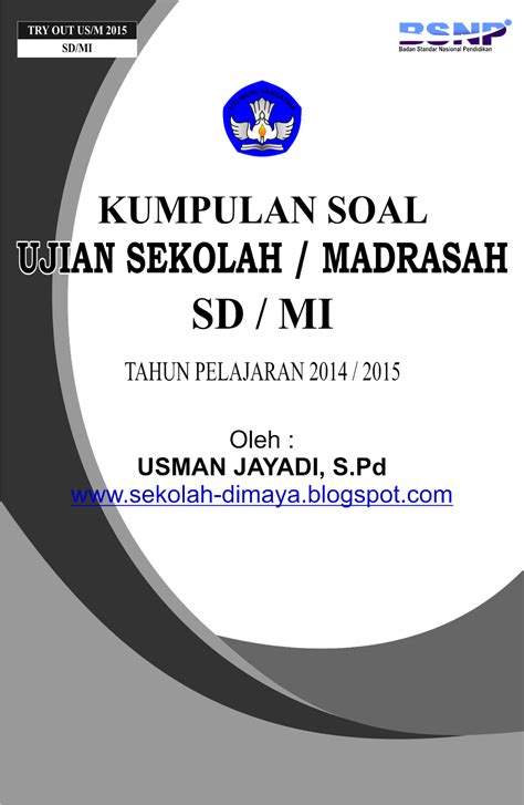 52+ Contoh Sampul Naskah Ujian Sekolah