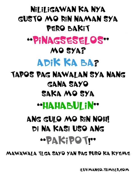 Pinoy quotes & jokes 5. Tagalog Funny Quotes About Life. QuotesGram