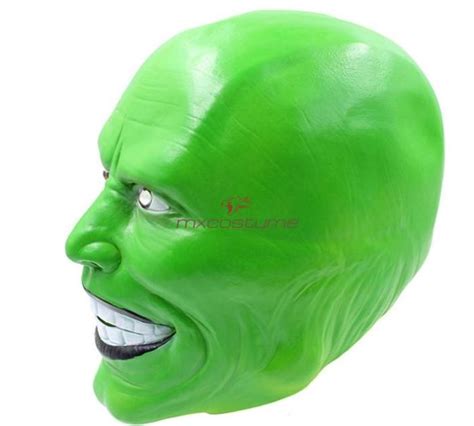 The Mask Jim Carrey Cosplay Green Mask Mxcostume