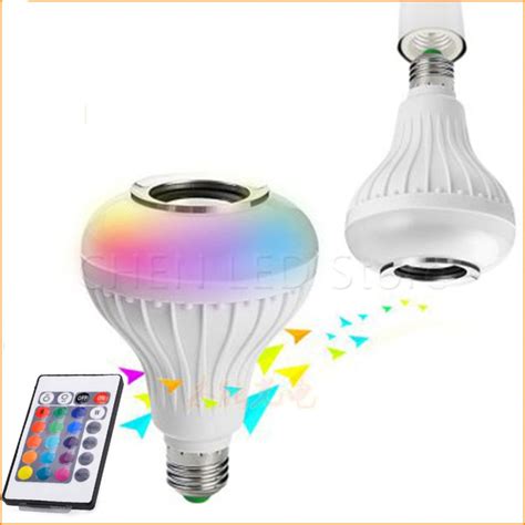 E27 Smart Rgb Wireless Bluetooth Speaker Bulb Music Playing Dimmable
