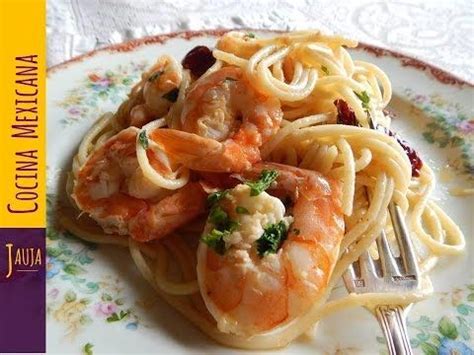 Descubierta la receta perfecta de palomitas. Espagueti con Camarones. Espagueti con Camarones de Jauja ...