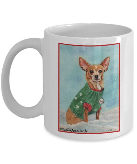 Christmas Chihuahua Coffee Mug