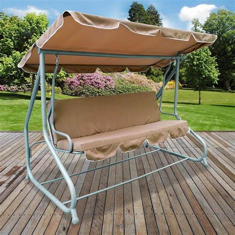 You can put a hammock in smaller outdoor areas, like porches and patios, too. Redwood 4 Seater Swing Hammock/Bed | TJ Hughes