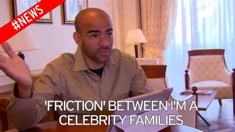 kieron dyer admits there s friction between i m a celebrity families after bullying claims