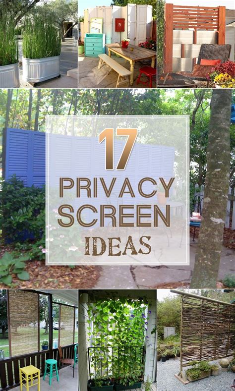 17 Privacy Screen Ideas Thatll Keep Your Neighbors From