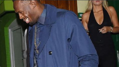 usain bolt photo d out leaving a uk night club with a hot blonde chick see photos theinfong